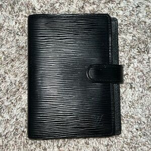 Louis Vuitton Small Black Epi Agenda Excellent Condition